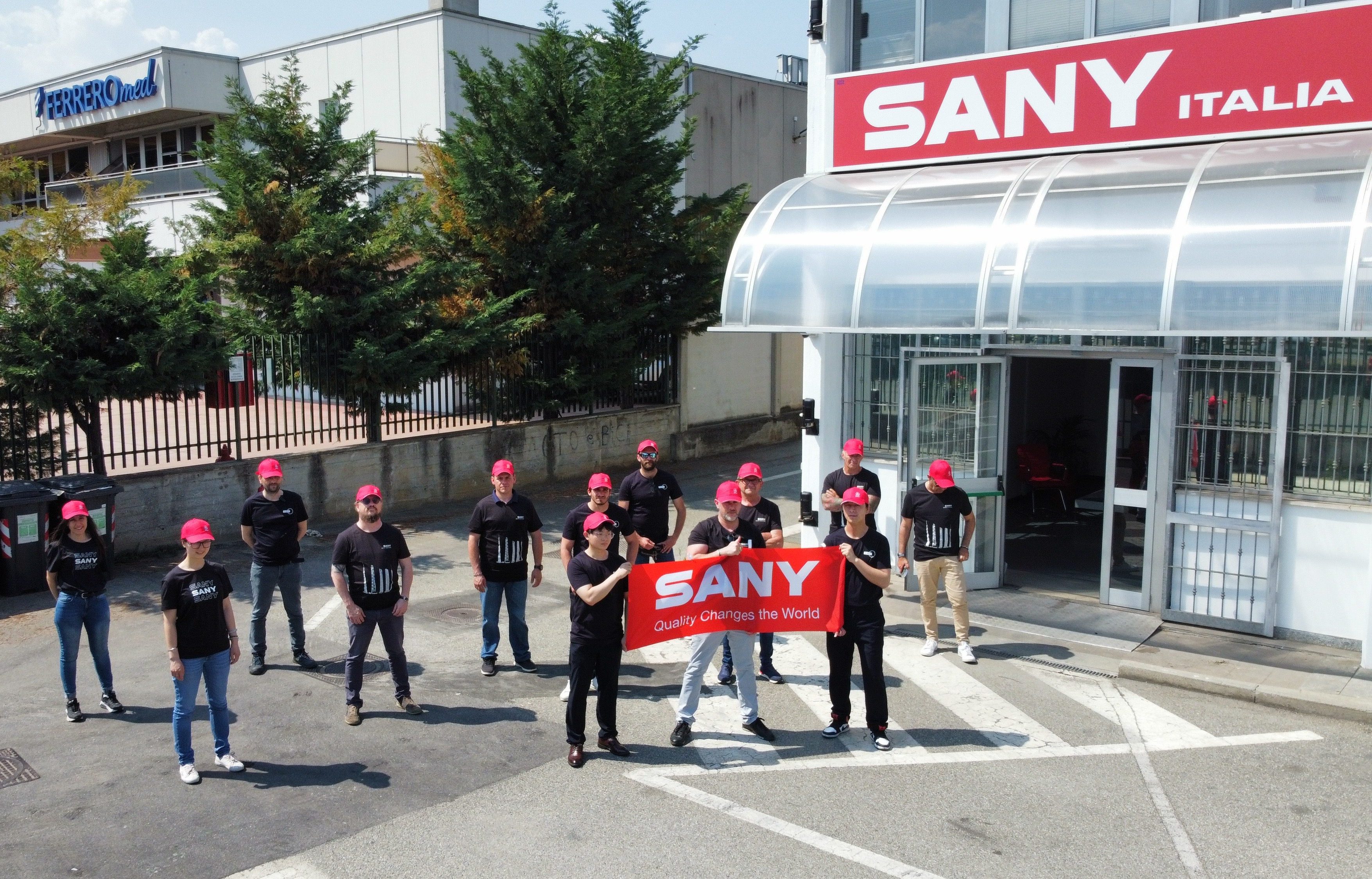 Il primo service training SANY Italia