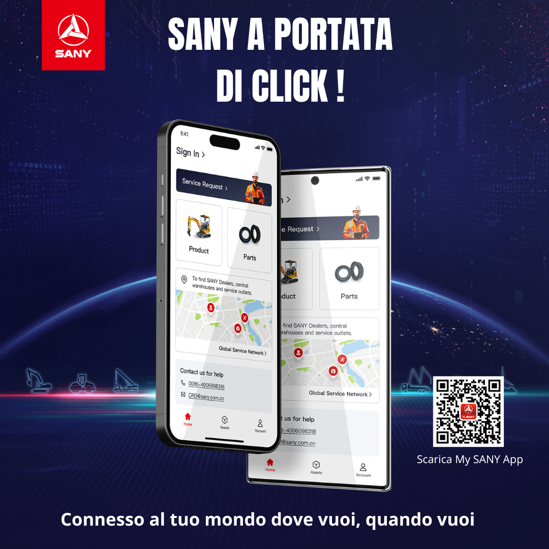 Il Gruppo SANY presenta l'App MySANY: Rivoluzionerà l'esperienza del cliente